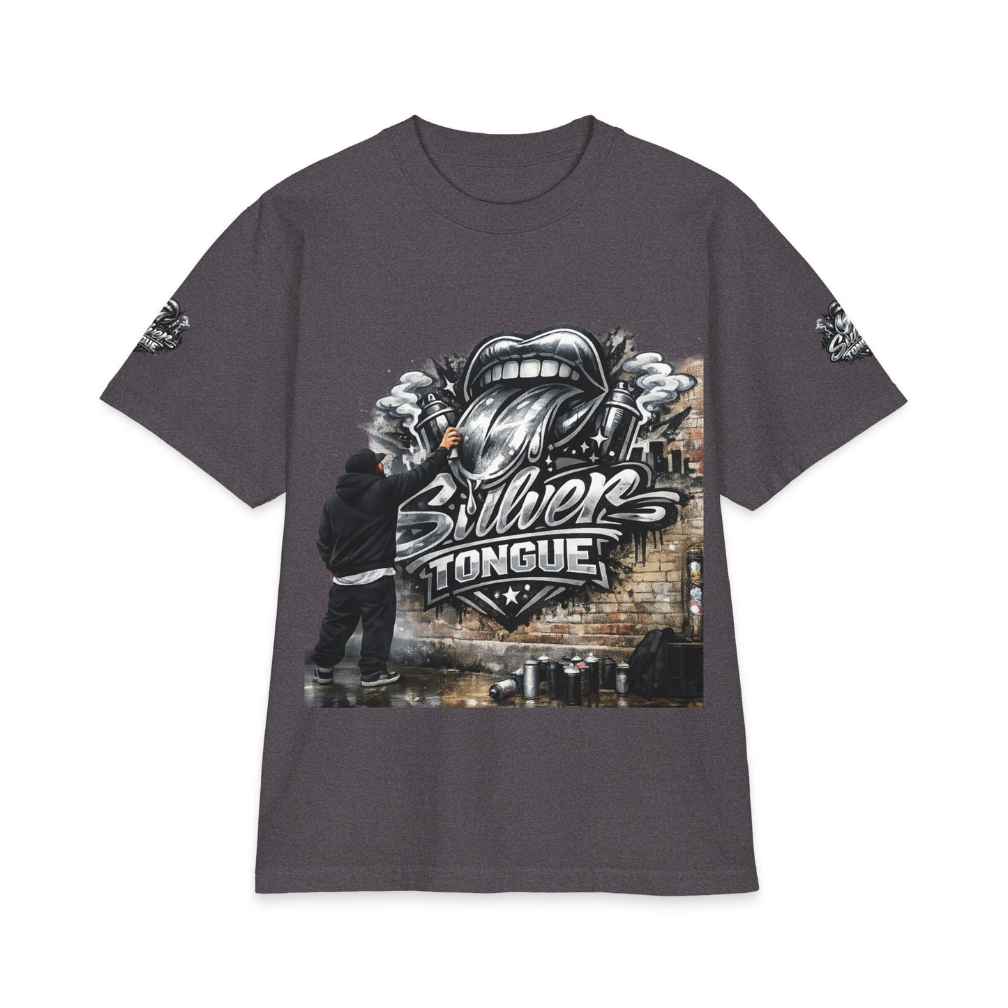 Silver Tongue Street Art T-Shirt