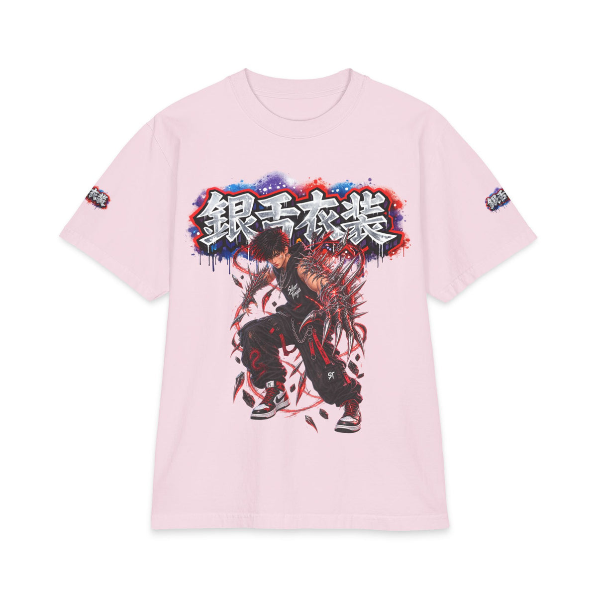 Quill Anime Demon Fighter T‑Shirt