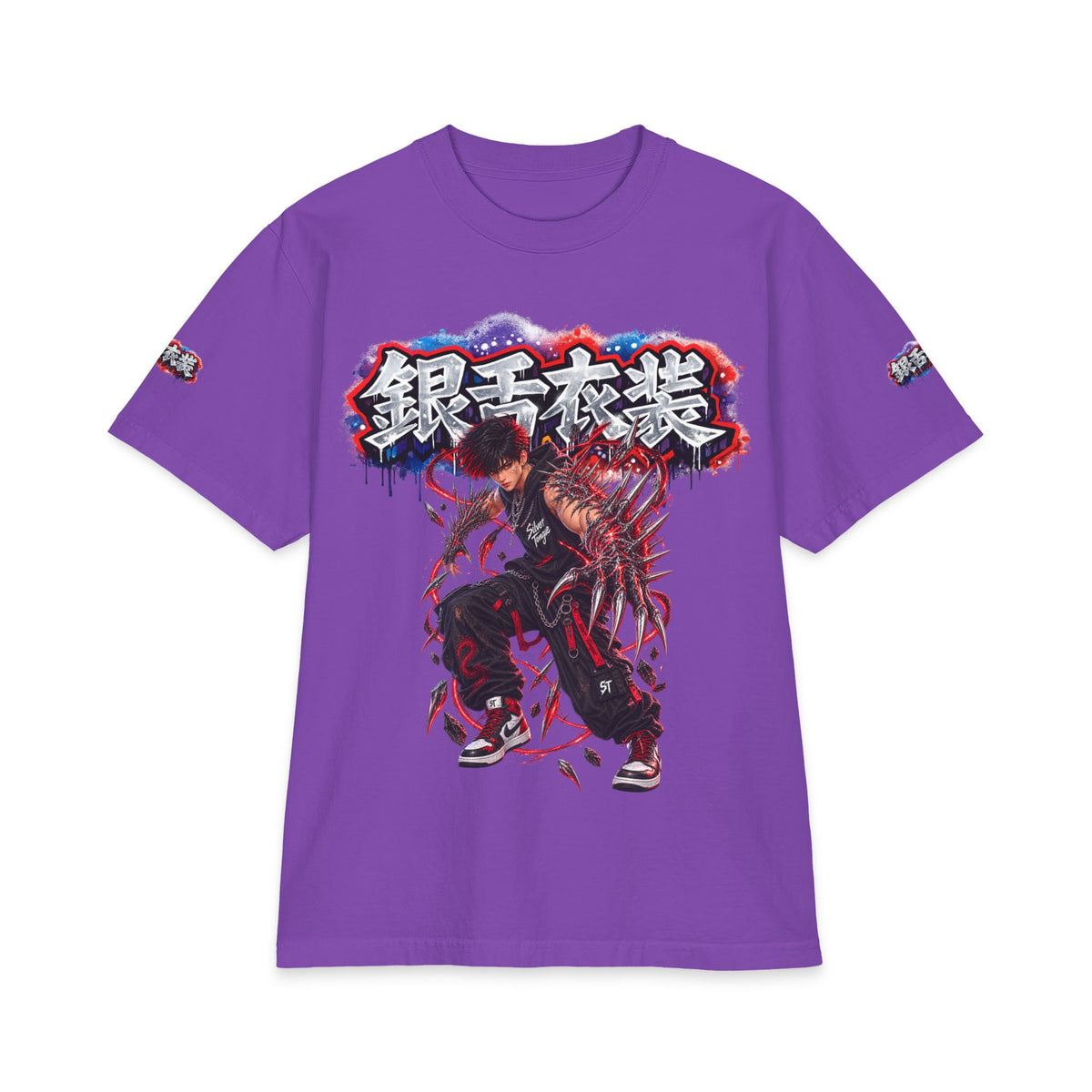 Quill Anime Demon Fighter T‑Shirt