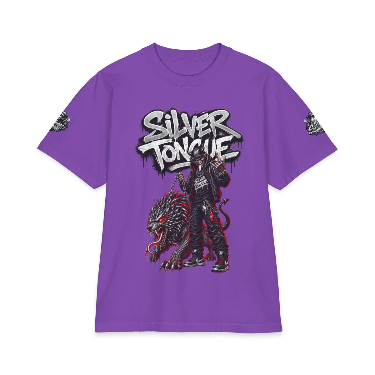 Silver Tongue Walking the Dog T-Shirt