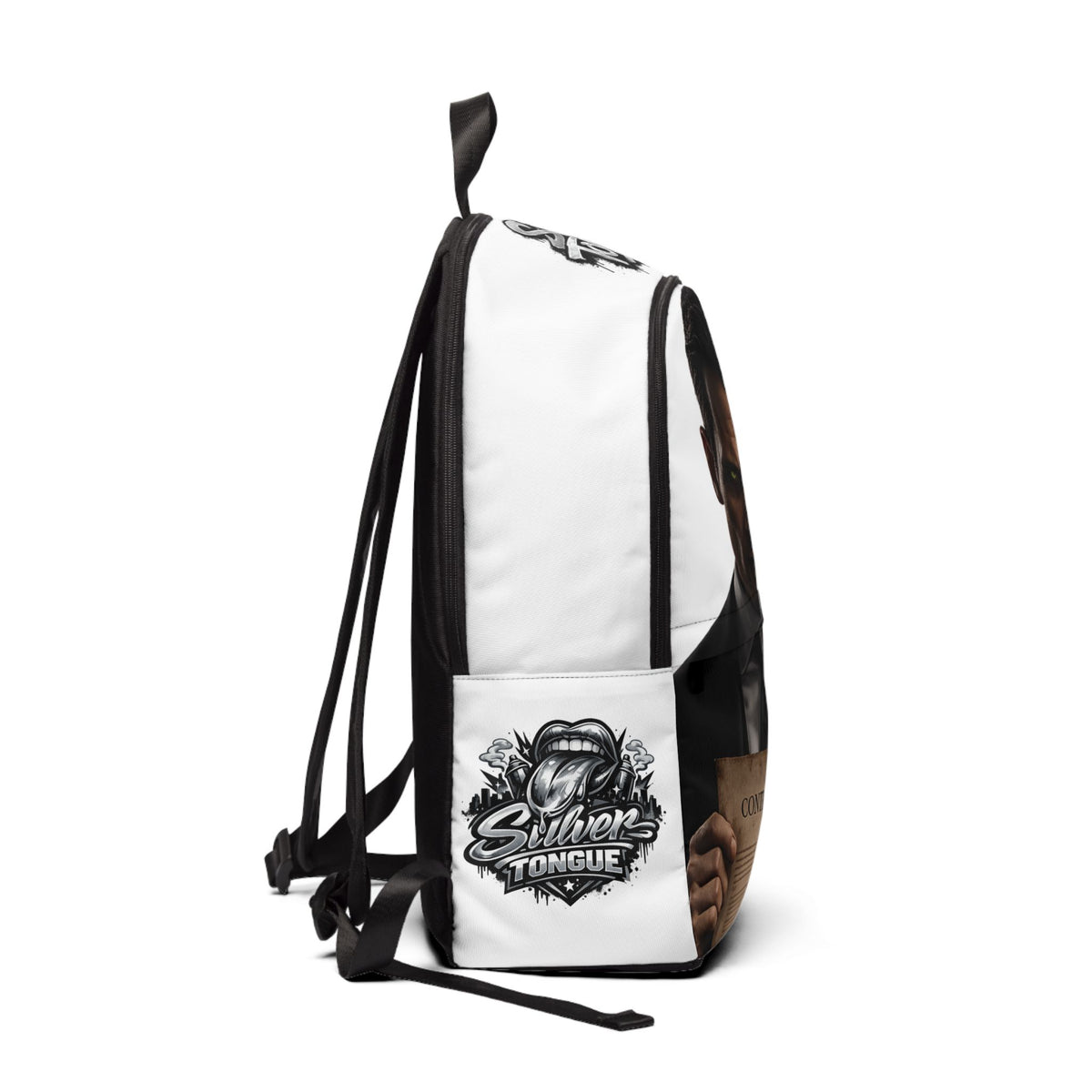 Contracted Man Graphic Backpack