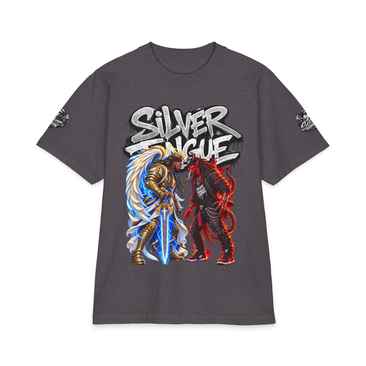 Silver Tongue Stand Off Graphic T-Shirt