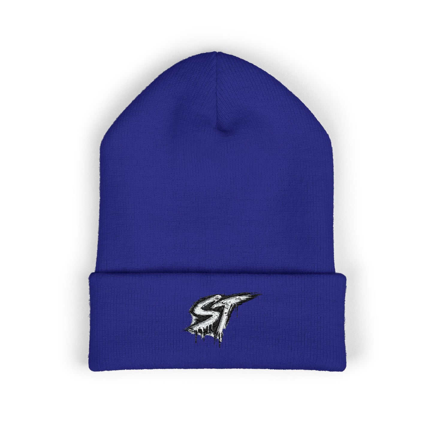 Embroidered Drip Logo Cuffed Beanie