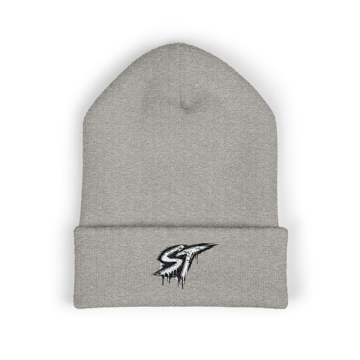 Embroidered Drip Logo Cuffed Beanie