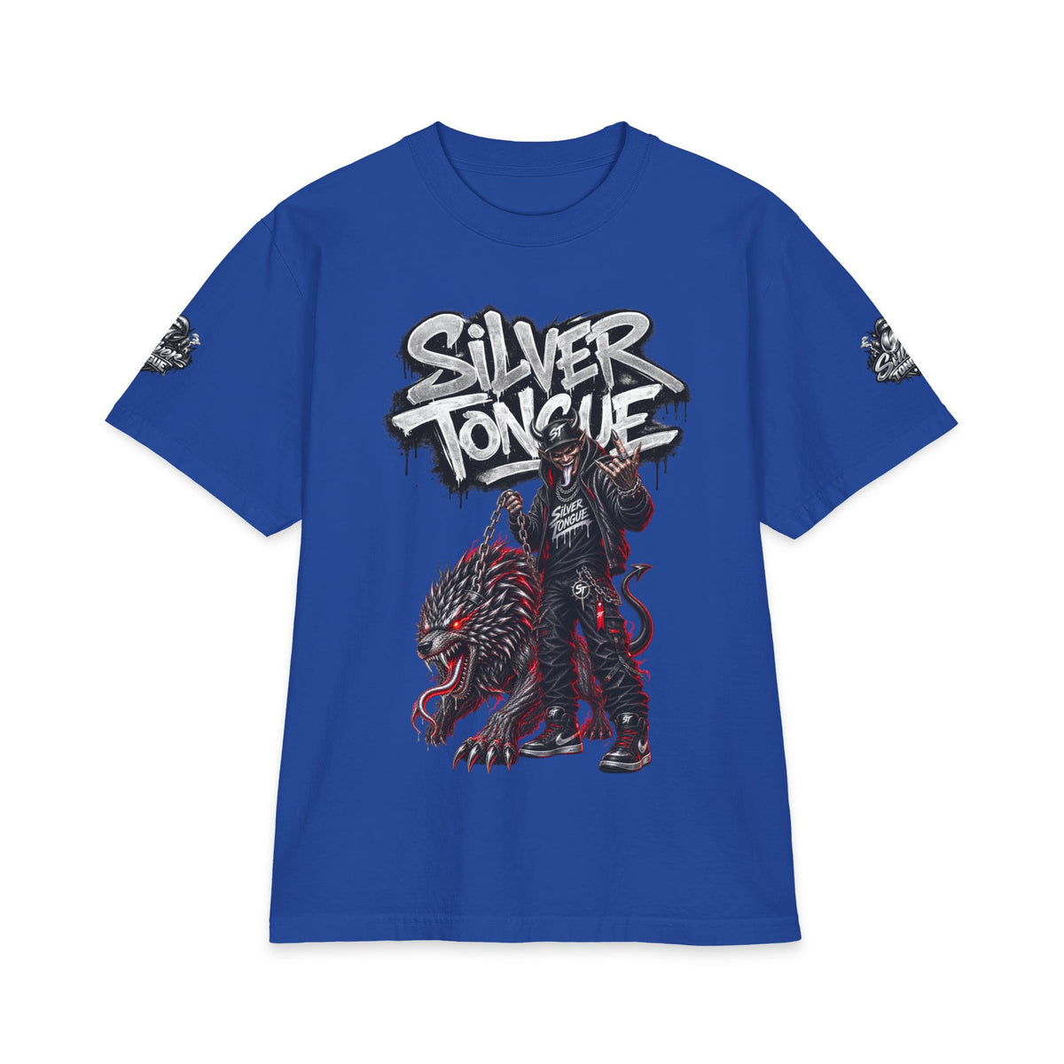 Silver Tongue Walking the Dog T-Shirt
