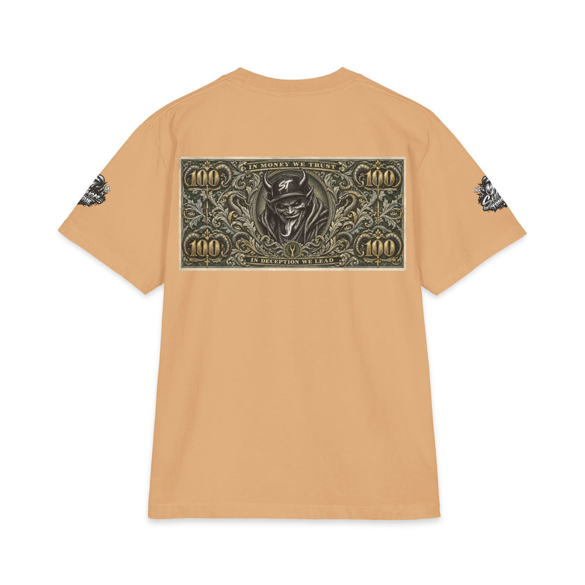 All Mighty Dollar T-Shirt — Graffiti Money Graphic Tee