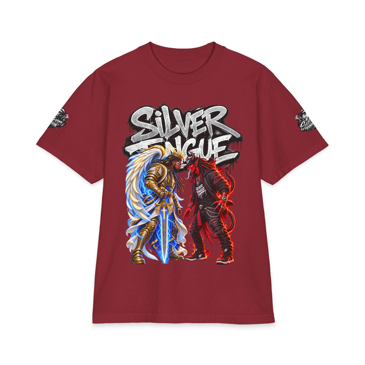 Silver Tongue Stand Off Graphic T-Shirt
