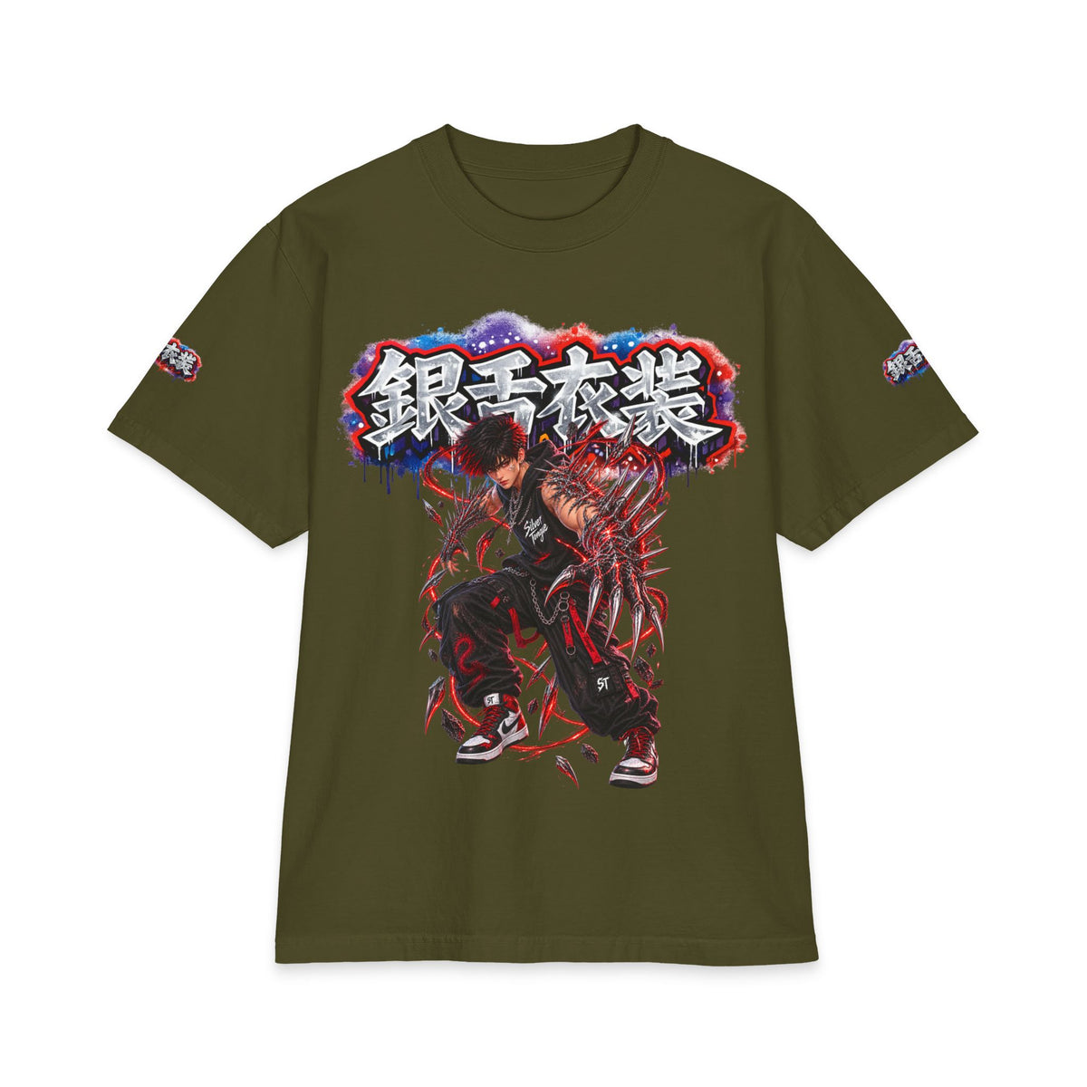 Quill Anime Demon Fighter T‑Shirt