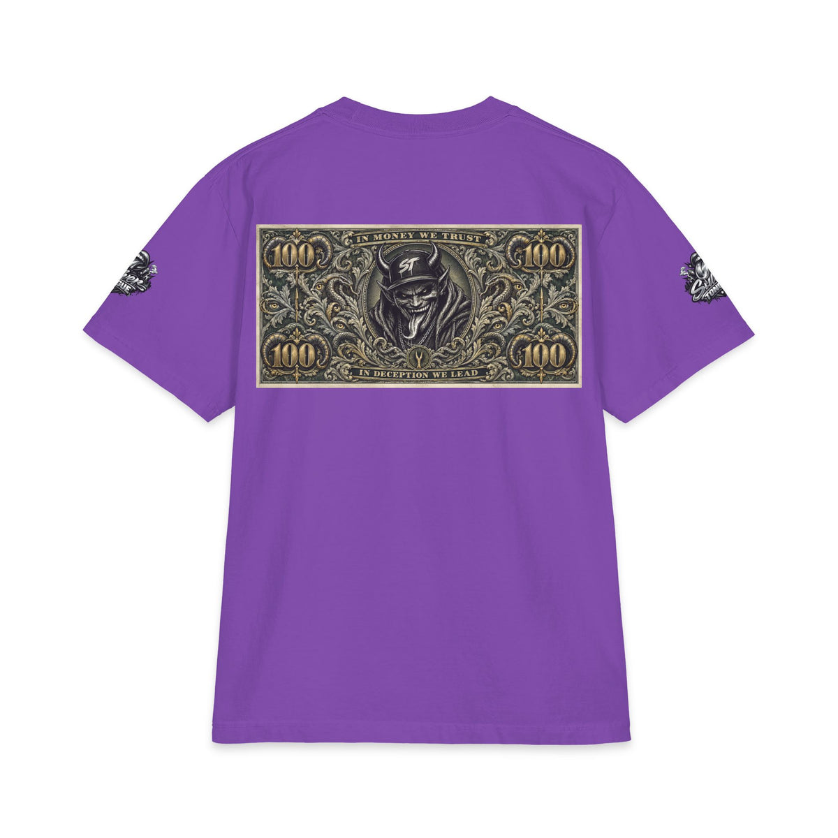 All Mighty Dollar T-Shirt — Graffiti Money Graphic Tee