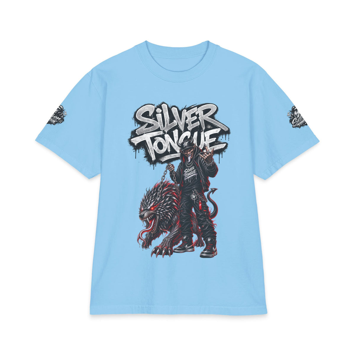 Silver Tongue Walking the Dog T-Shirt