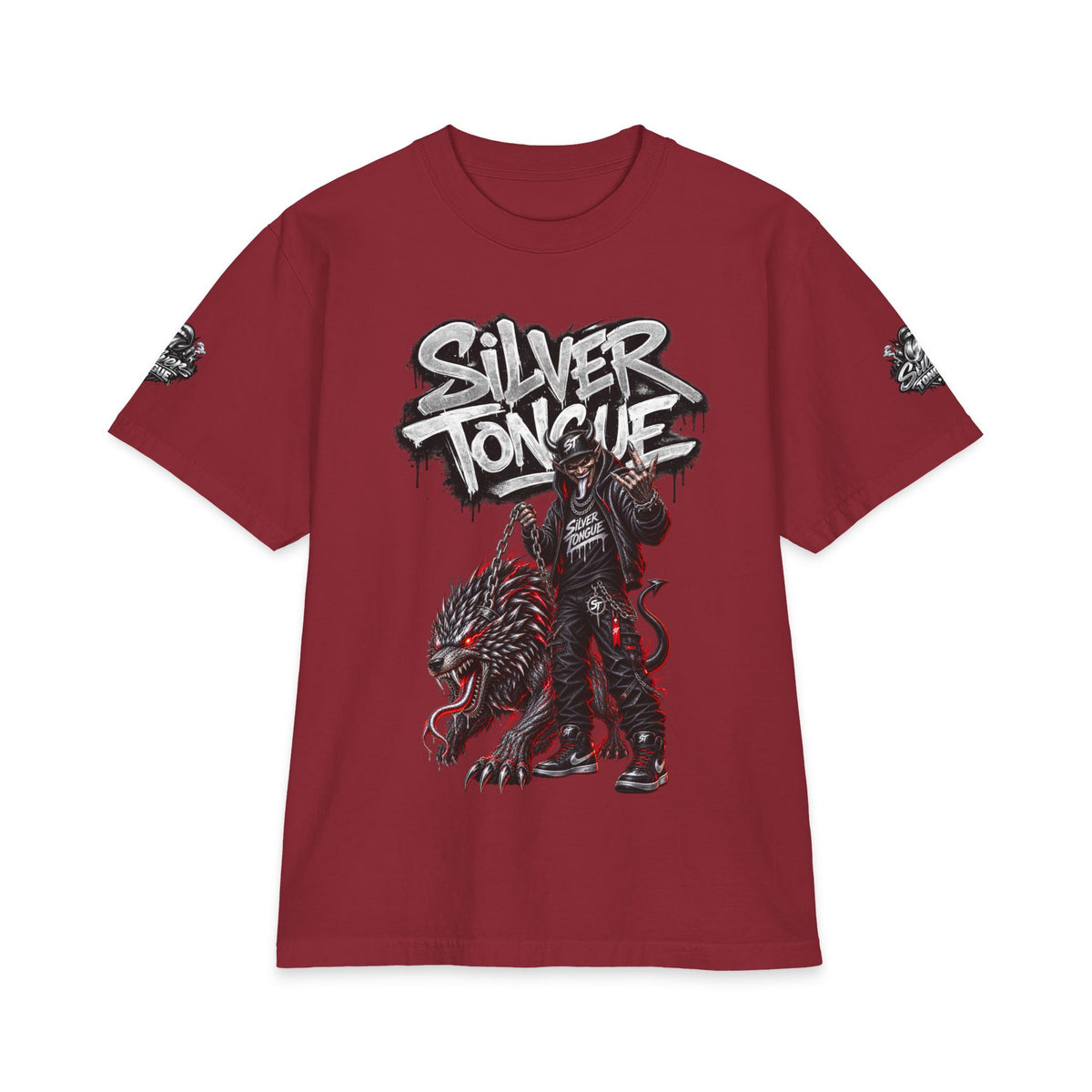 Silver Tongue Walking the Dog T-Shirt