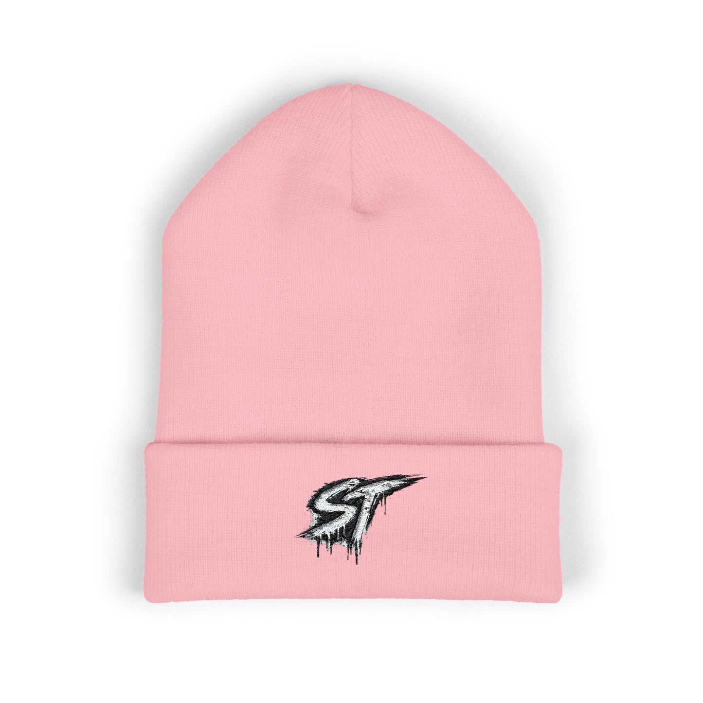Embroidered Drip Logo Cuffed Beanie