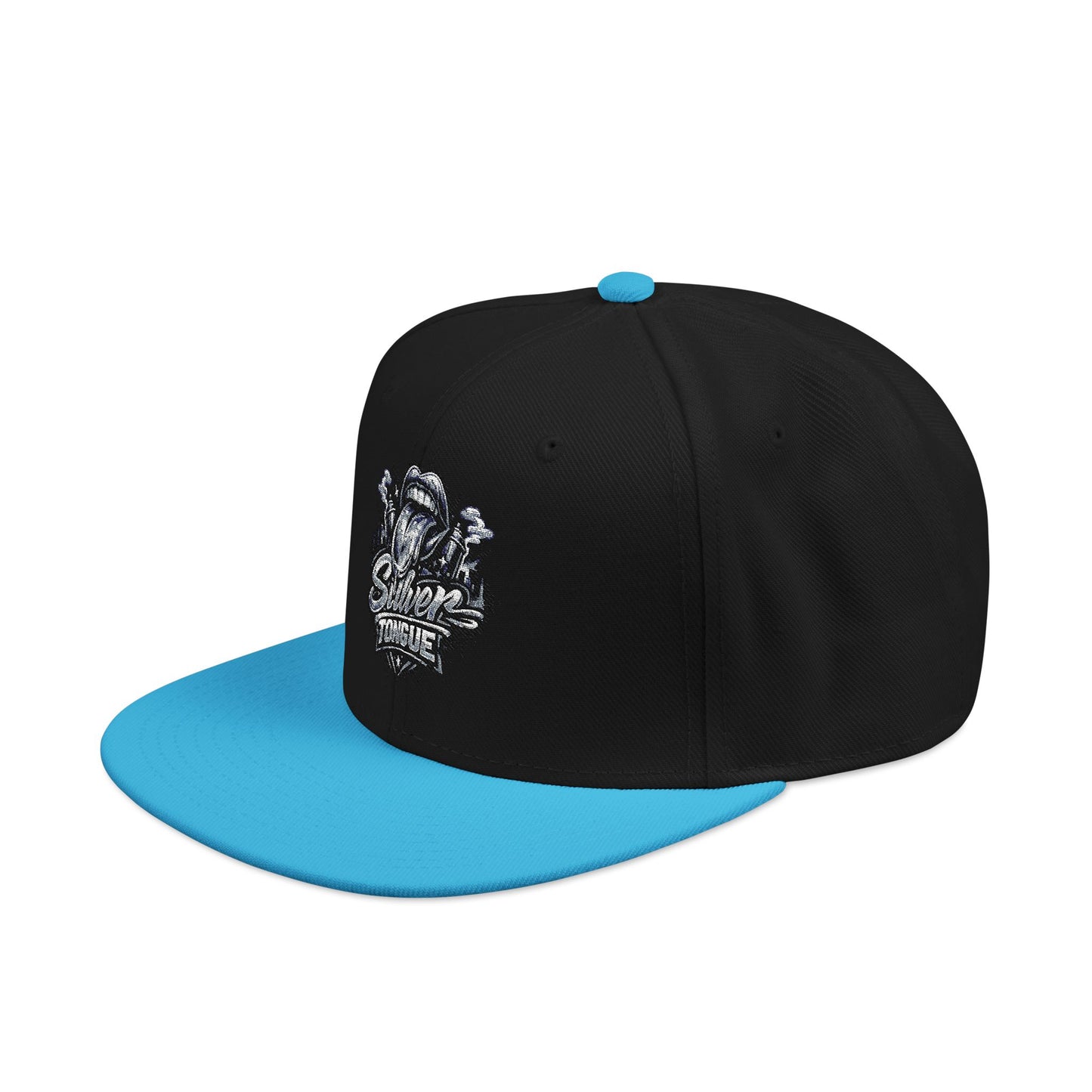 Silver Tongue Snapback Hat