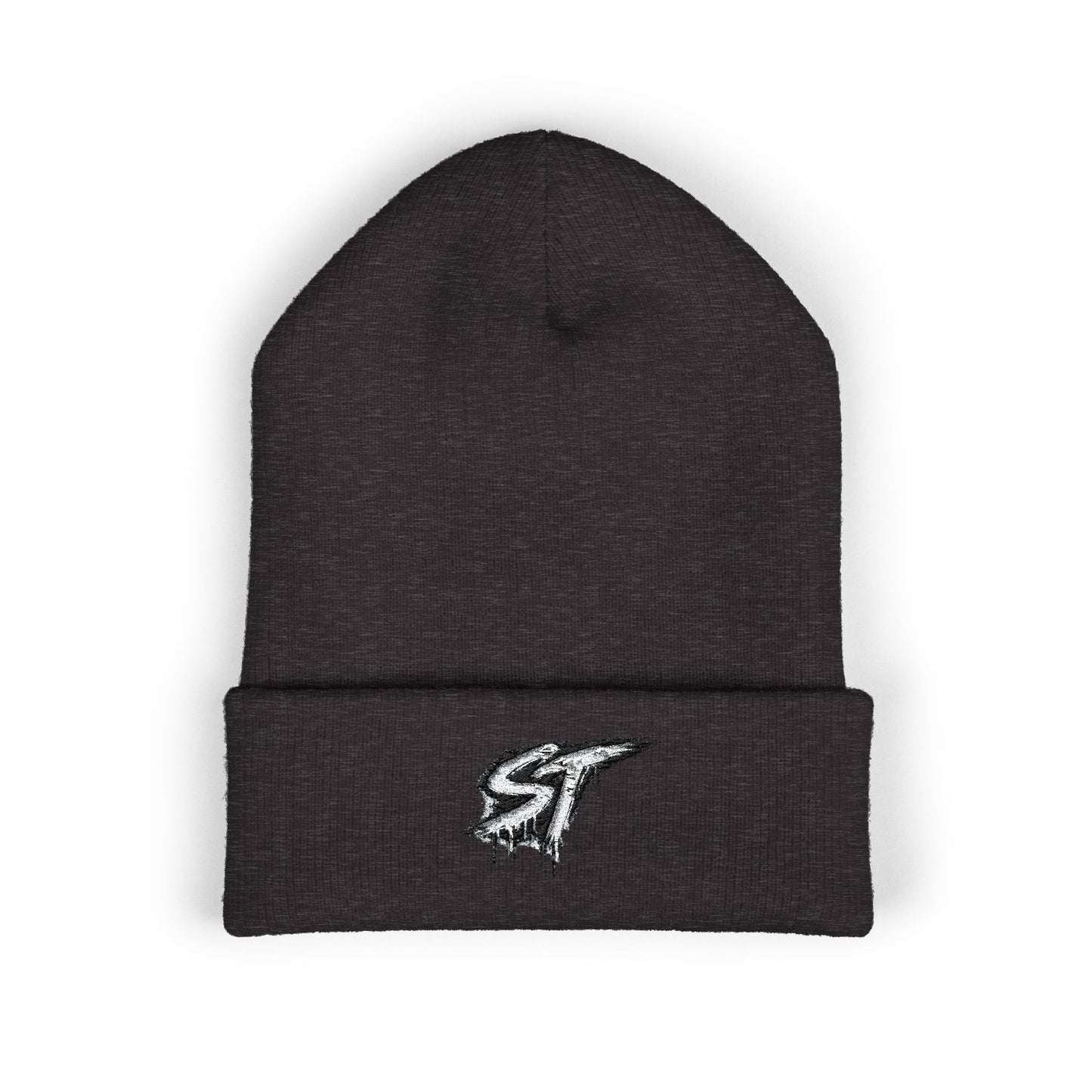 Embroidered Drip Logo Cuffed Beanie