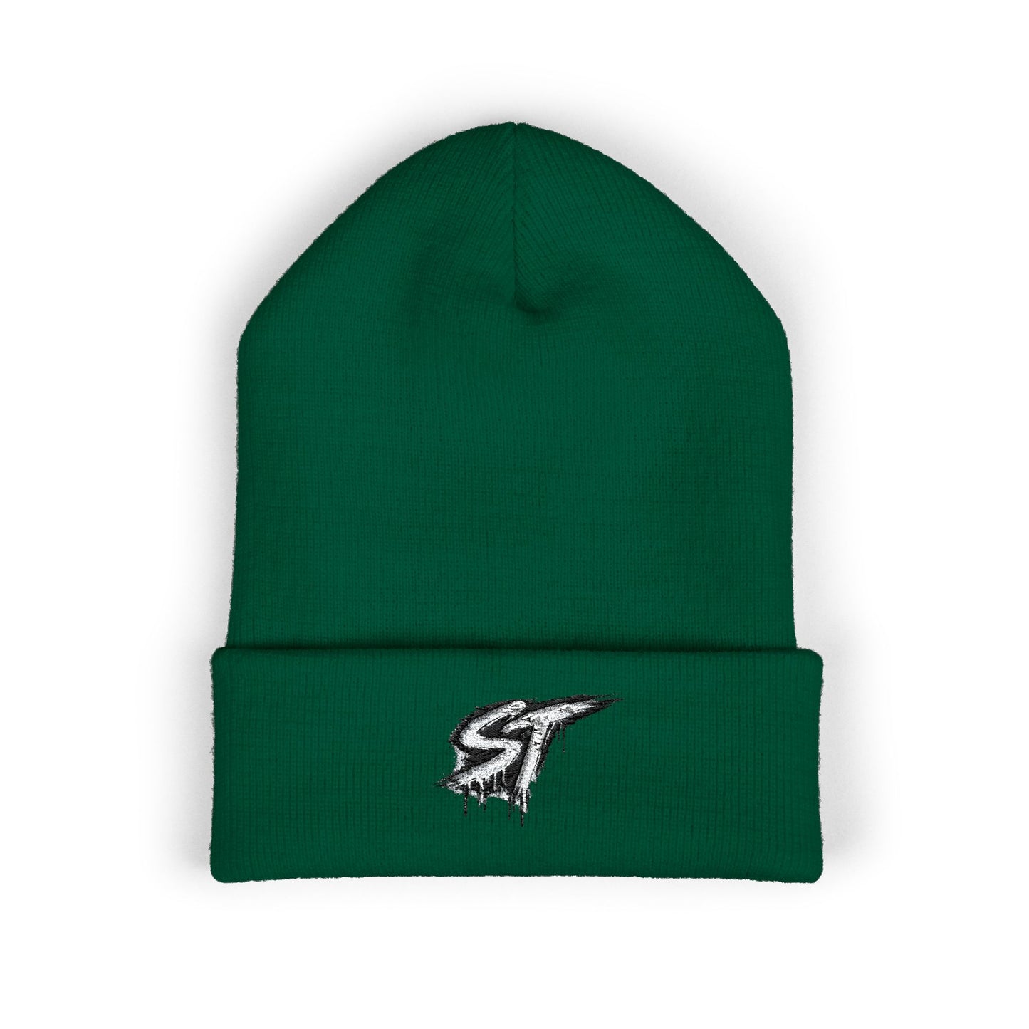Embroidered Drip Logo Cuffed Beanie