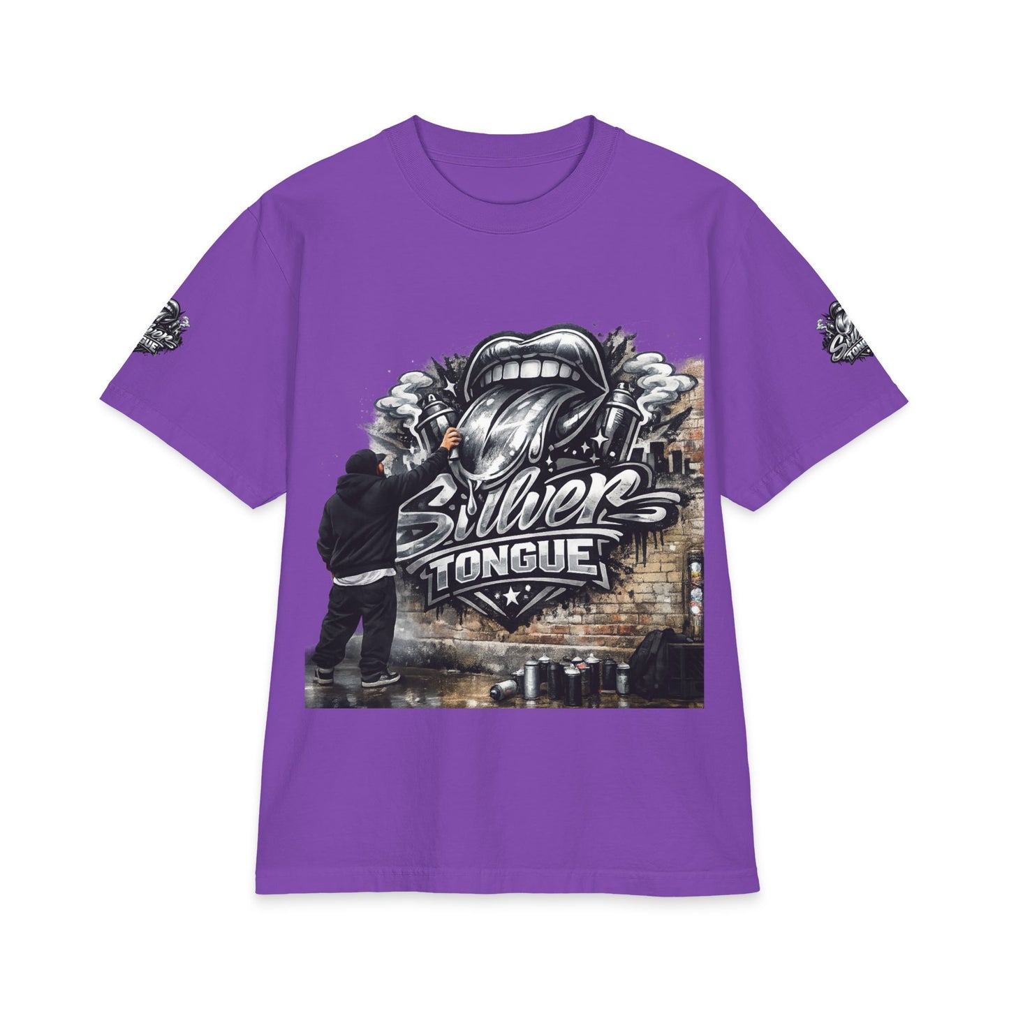 Silver Tongue Street Art T-Shirt
