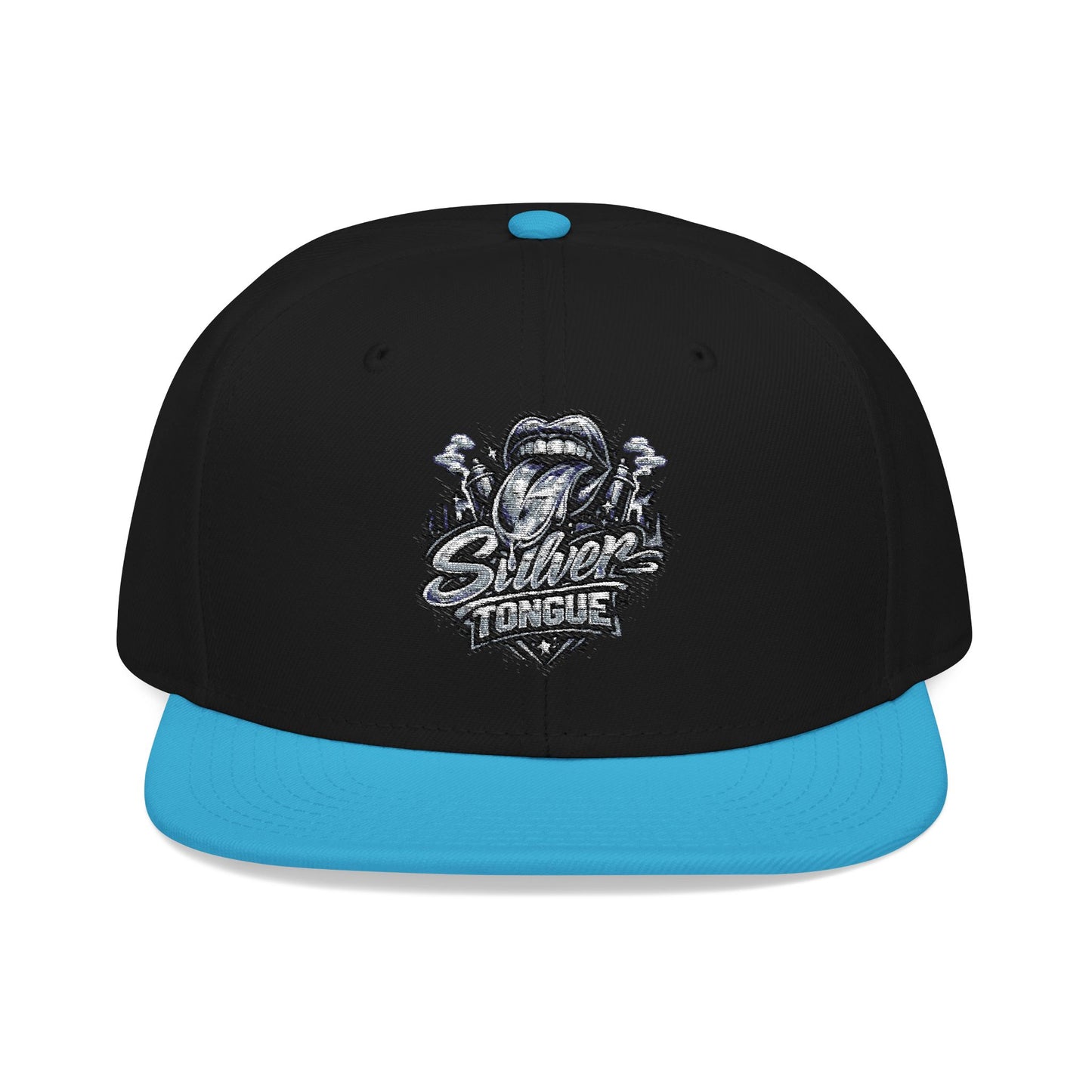 Silver Tongue Snapback Hat