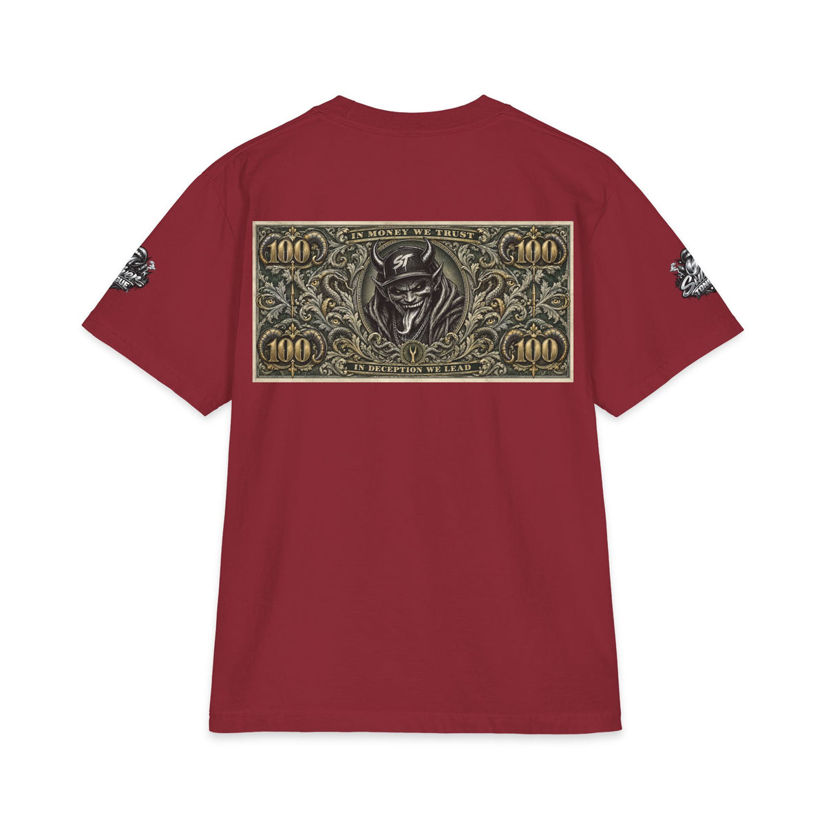 All Mighty Dollar T-Shirt — Graffiti Money Graphic Tee