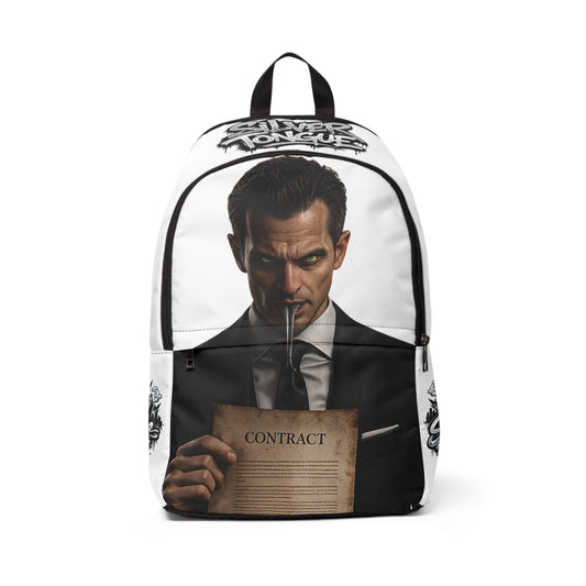 Contracted Man Graphic Backpack