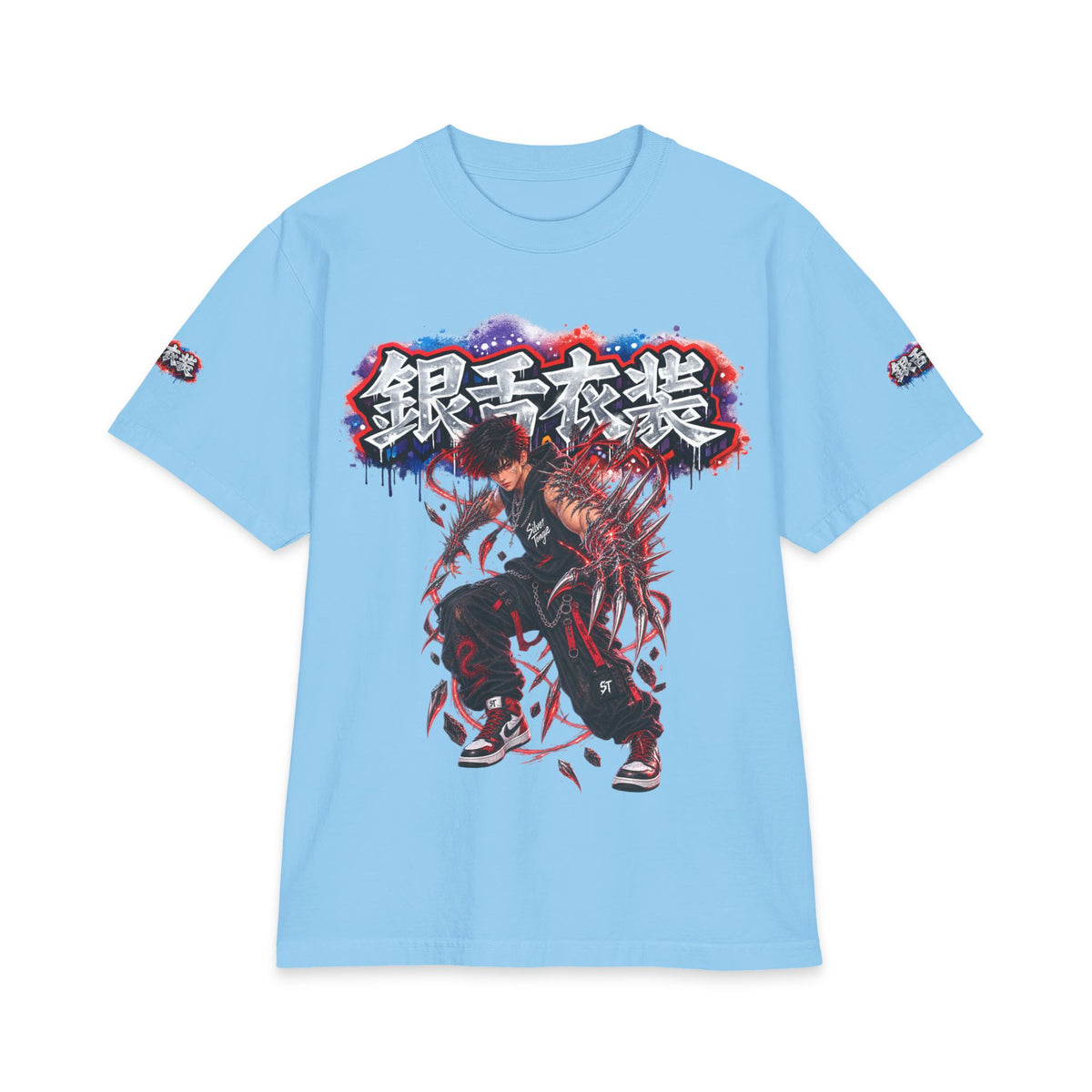 Quill Anime Demon Fighter T‑Shirt