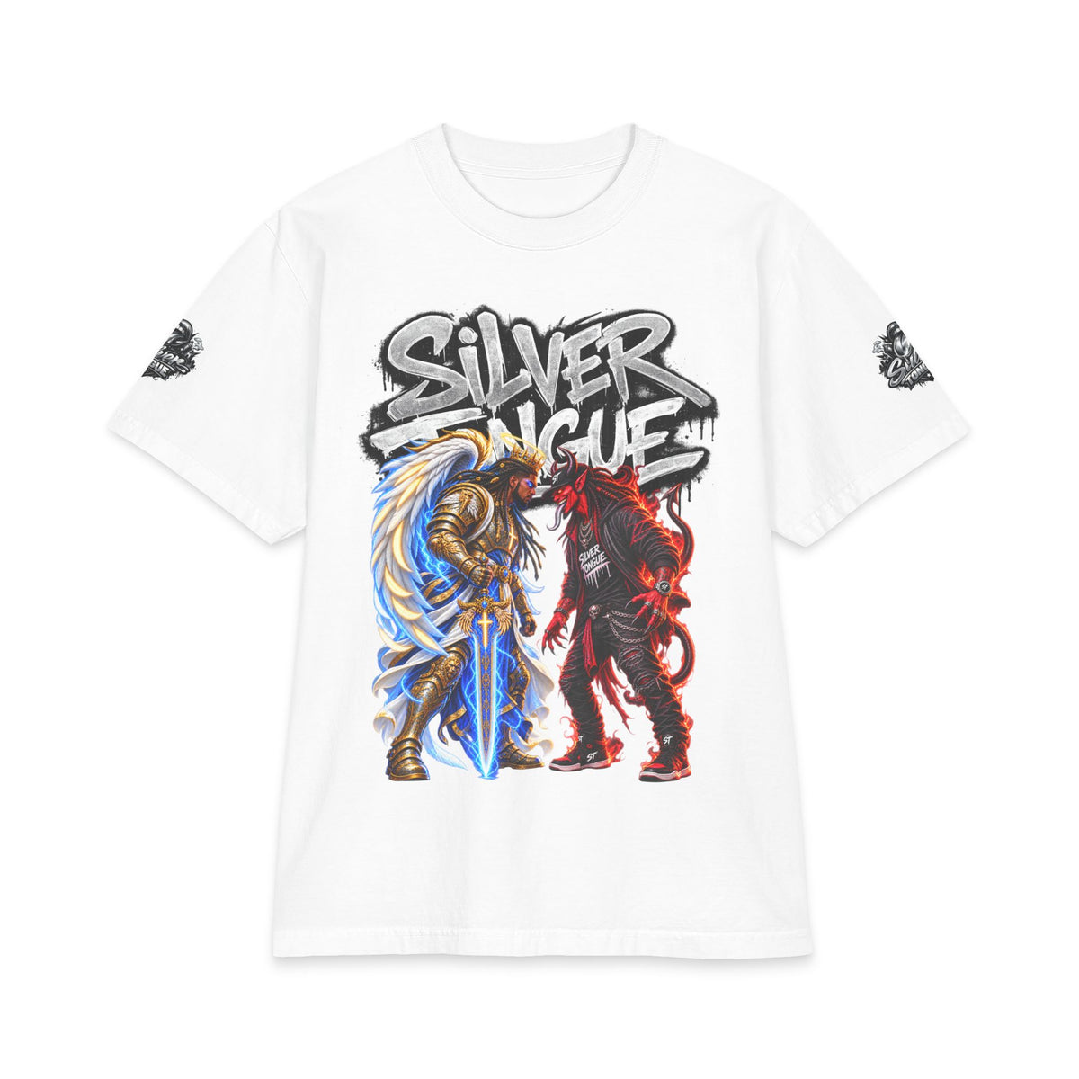 Silver Tongue Stand Off Graphic T-Shirt