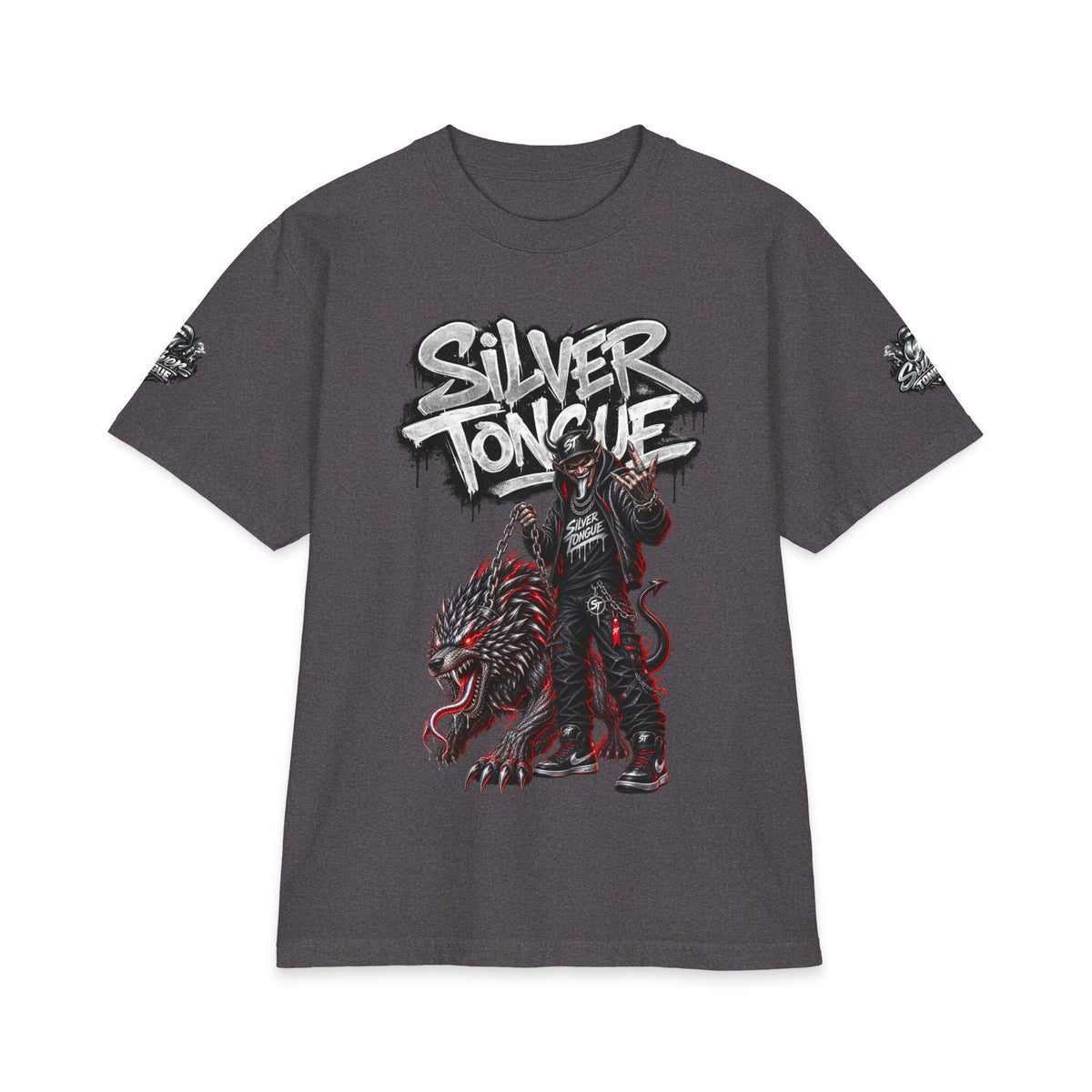 Silver Tongue Walking the Dog T-Shirt