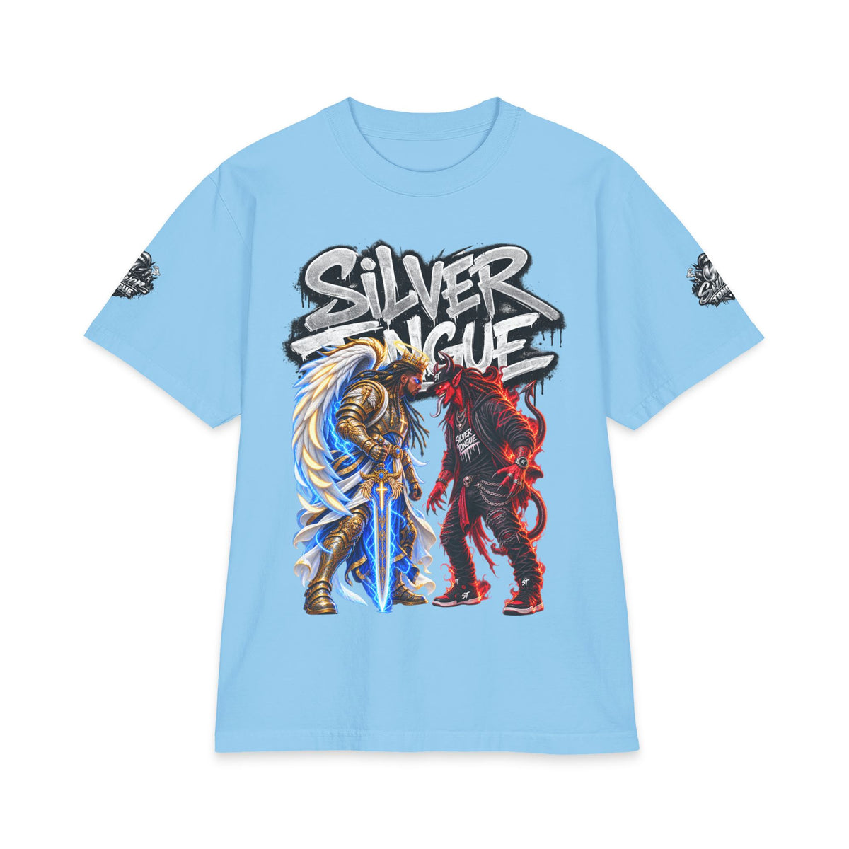 Silver Tongue Stand Off Graphic T-Shirt