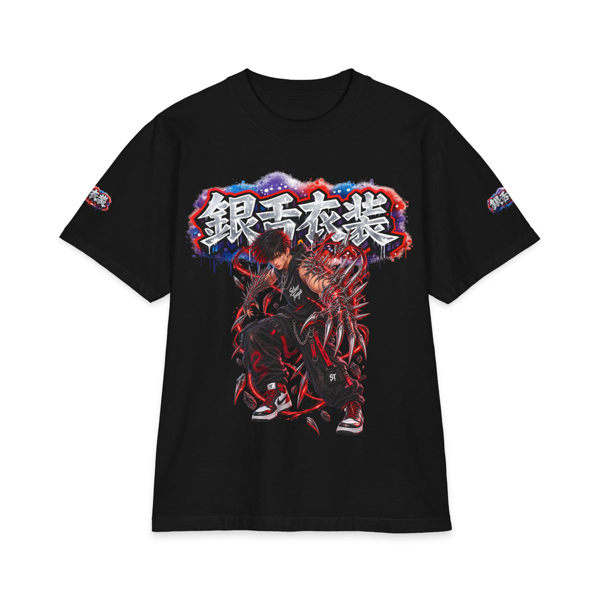 Quill Anime Demon Fighter T‑Shirt