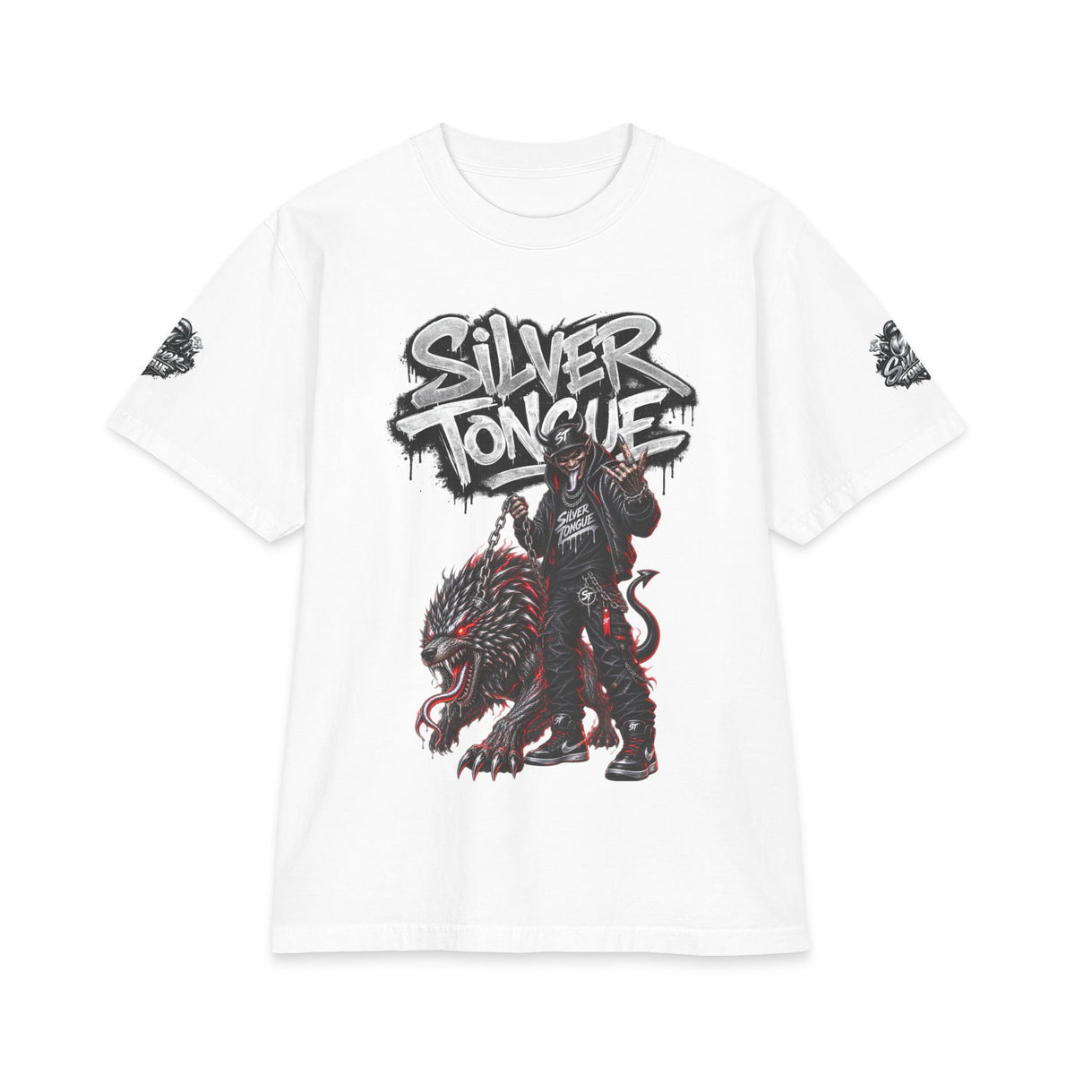 Silver Tongue Walking the Dog T-Shirt