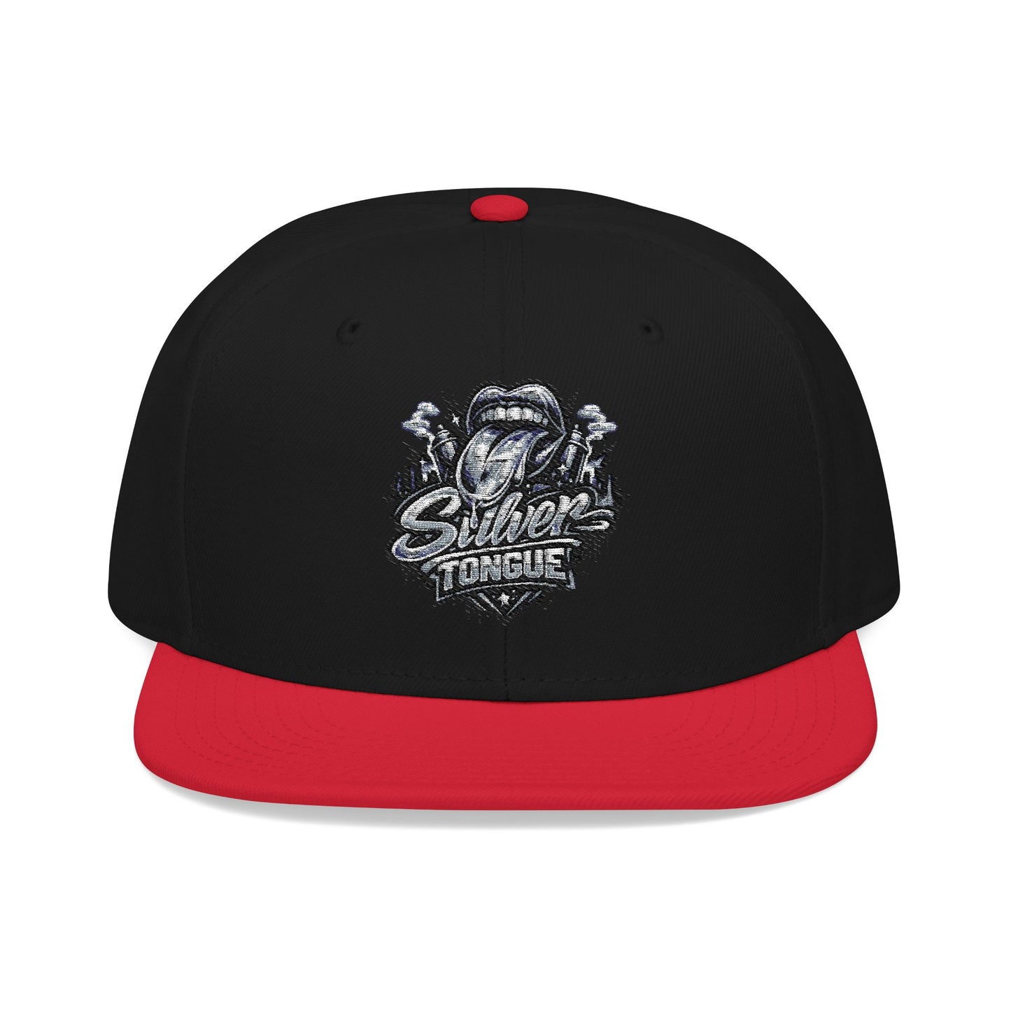 Silver Tongue Snapback Hat