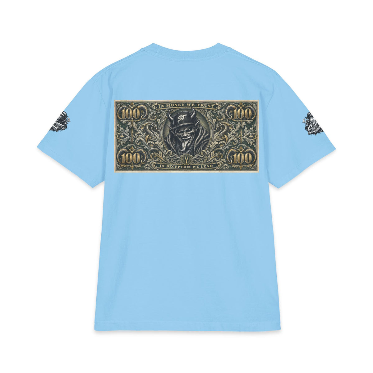 All Mighty Dollar T-Shirt — Graffiti Money Graphic Tee